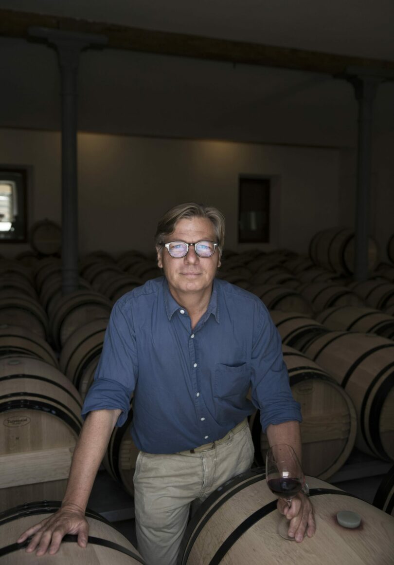 Peter Sisseck von Dominio de Pingus PSI im Weinkeller
