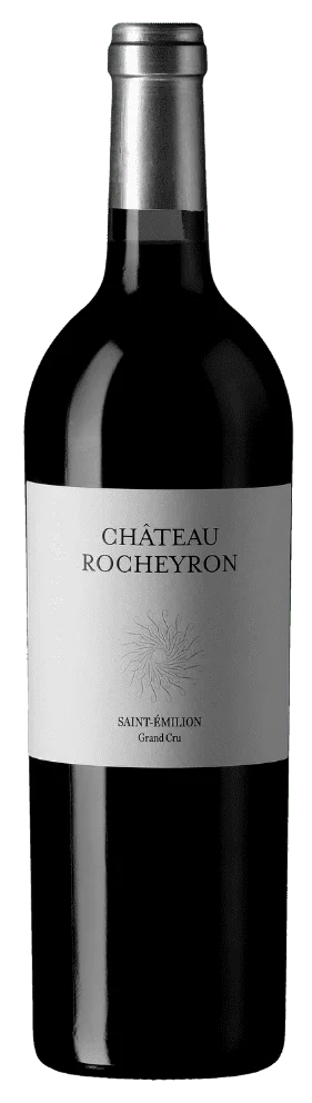 Eine Weinflasche des Château Rocheyron, AOC, St. Emilion, Grand Cru