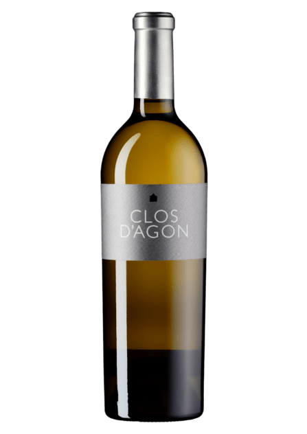 Eine Weinflasche Clos d'Agon Blanco DO Catalunya von Clos d'Agon