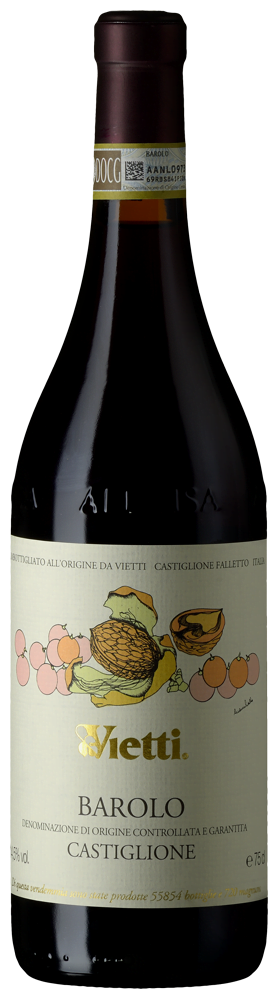 Eine Weinflasche Barolo Castiglione DOCG,-Piemonte von Vietti